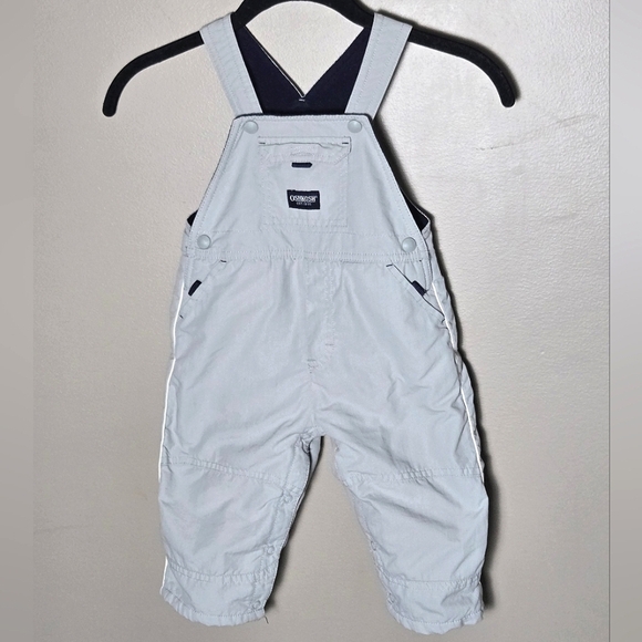 Vintage Y2K Infant OshKosh B'Gosh Fleece Lined Gorpcore Overalls, 18 Months - Picture 1 of 4